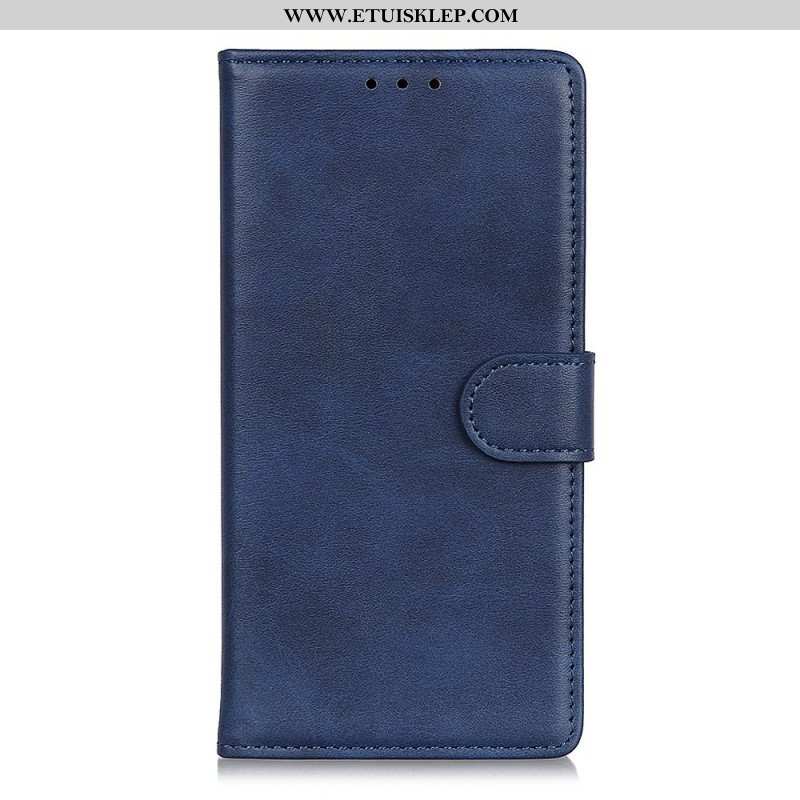 Etui Folio do Vivo Y76 5G Efekt Matowej Skóry